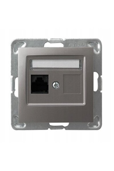 OSPEL Priză de calculator RJ45 5e cu o singură intrare GPK-1Y/K/m/23 TITANIUM