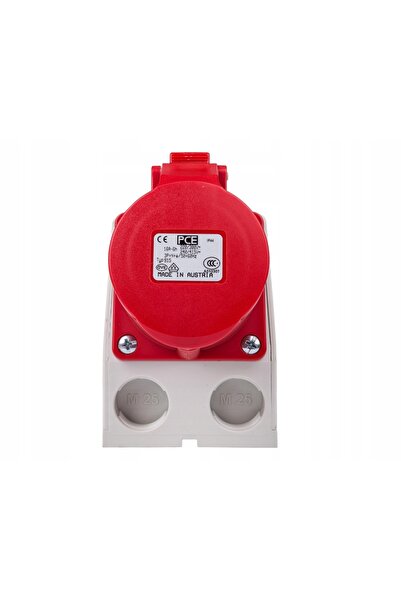 PCE Priză electrică de perete roșie 915-6W