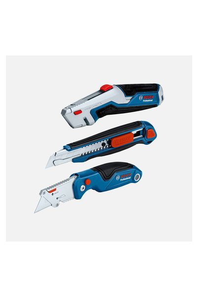 Bosch 2 Adet Profesyonel Maket Bıçağı Set 3 Parça