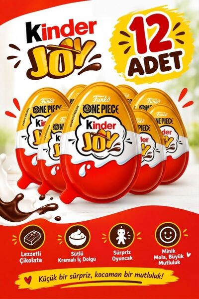 Ferrero Kinder Joy One Piece Netflix Sürpriz Yumurta 12'lİ 12x20g
