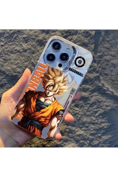 Generic Anime Dragon Ball Super Saiyan Goku Phone Case for iPhone 15 Pro Max – Protective Anime Phone Cover