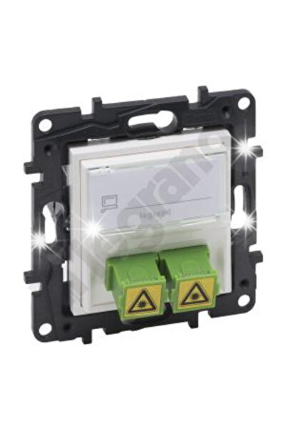 Legrand Priză fibră optică 2xSC/APC NILOE STEP 863171B ALB