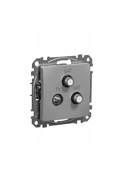 Schneider Electric Priză TV/SAT SCHNEIDER SEDNA DESIGN ARGINTIU