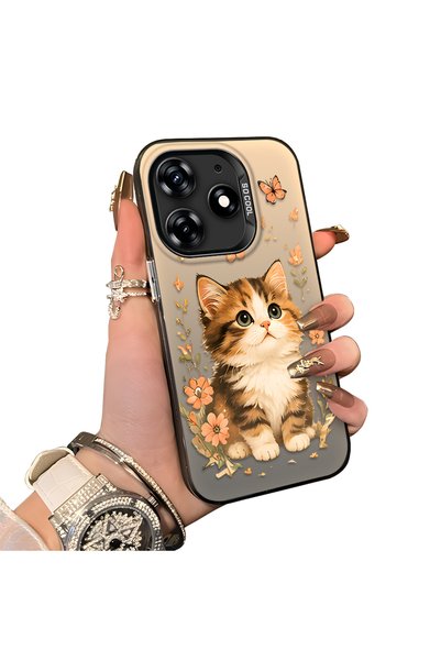 Hontinga For Tecno Spark 10 Pro 4g Compatible Silicone Edge Hard Back Case Ca...