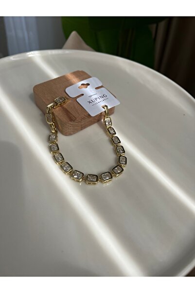 XUPING JEWELRY Kare zirkon taş detay bileklik