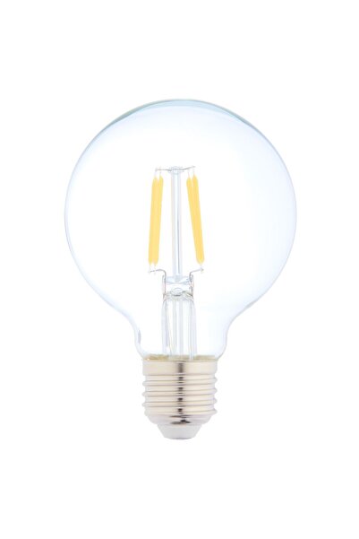 OEM Bec LED cu filament Hoff glob G80 E27 4 W 510 lm lumină caldă 2700 K