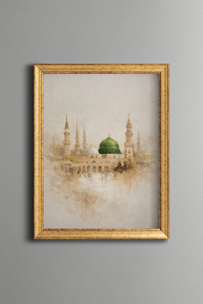 epiqart Mescid-I Nebevi - Vintage Patterned Painting - Fine Model