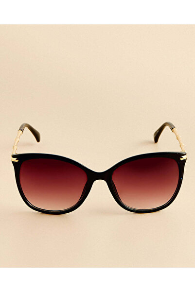 REDTAG Women Black Round Sunglasses