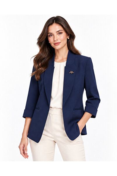 AYHAN Kedi Aksesuarlı Blazer Ceket