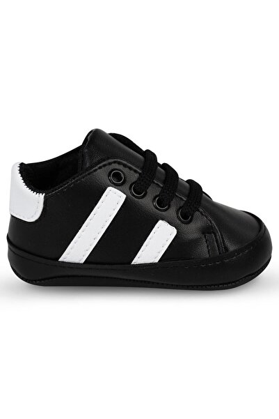 Civil Baby Striped Size 17-19 Booties - Black