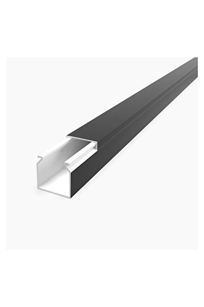 Mutlusan 11 Adet 12X12mm Kablo Kanalı(Siyah) Sidem