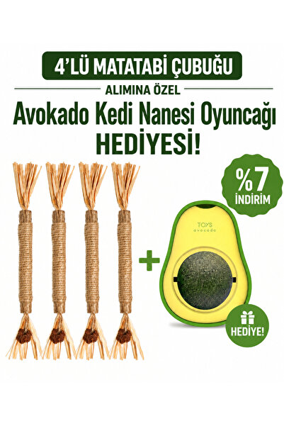 Matatabi Doğal Çiğneme Çubuğu