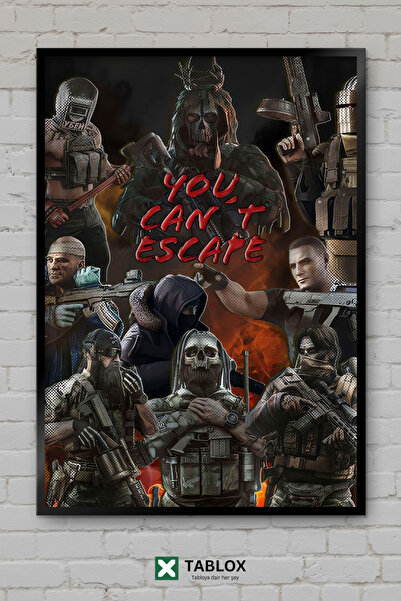tablomaxtbx Bosovi iz igre Escape From Tarkov, akcijska FPS igra, dekorativni...