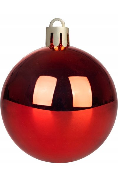 Magic Home ORNAMENTE DE CRĂCIUN CU MODEL MIXT ROȘU ȘI ALB, DECORAȚII PENTRU B...
