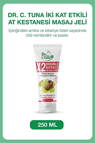 Dr. C. Tuna At Kestanesi Masaj Jeli X2 Double Effect 250 ml