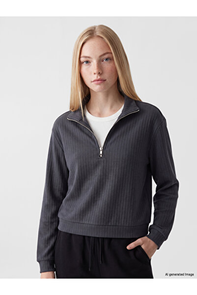 LC Waikiki Γυναικείο Φούτερ Oversize με Απαλή Υφή