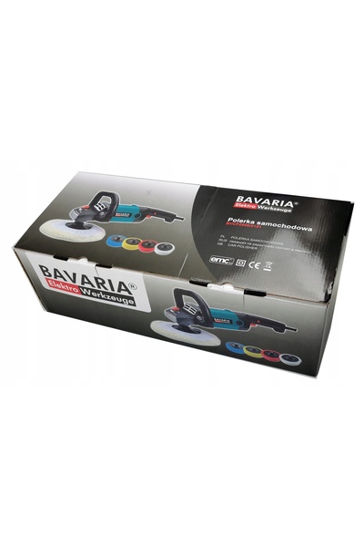 Bavaria Set electric de curățare auto cu 4 bureți