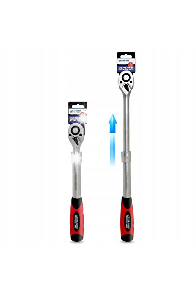 dedra Racletă 1/2 " Hillen&mohr 17j318z 72t, crv 6140, telescopică