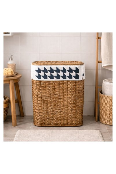 Rem 3 Adet Soft Hasır Sepet Kahve 53 cm