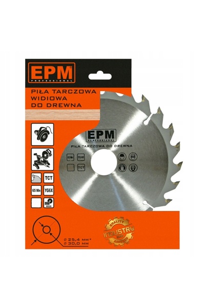 EPM DISC DE FERĂDUCĂTOR 180/30MM 24T INDUSTRY E-550-6182