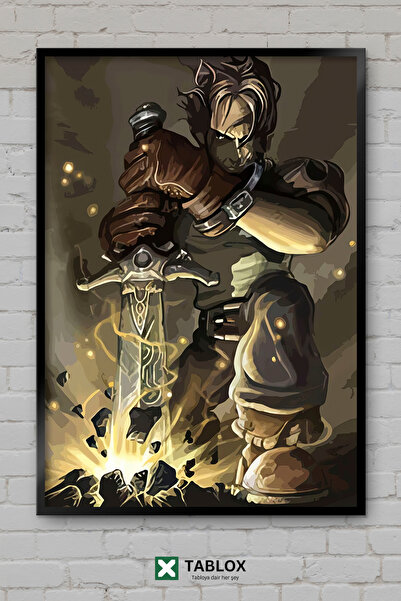 tablomaxtbx Fable Legends Βιντεοπαιχνίδι Fantasy Rpg Adventure Αφίσα με κορνί...