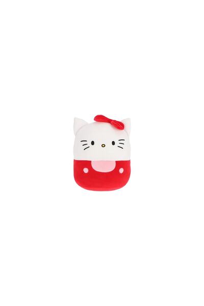 Hello Kitty دمية "هيلو كيتي" من "بيروكس تويز" - وسادة بتصميم بيضة، لون أحمر، ...