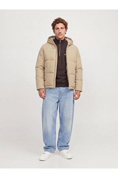 Jack & Jones Men's Inflatable Coat Hooded Jjgalaxy Puffer Zippered Padded Cas...