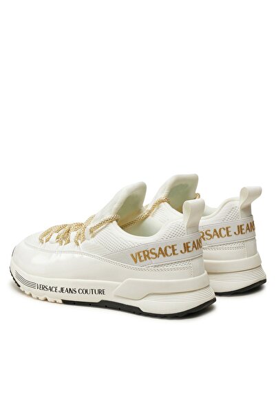 VERSACE JEANS COUTURE Adidași pentru femei Alb/Auriu G03 Dynamic 77VA3SAB