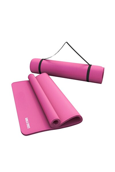 Gorilla Sports Saltea de yoga cu curea de transport 190 x 60/100 x 1,5 cm Fuc...
