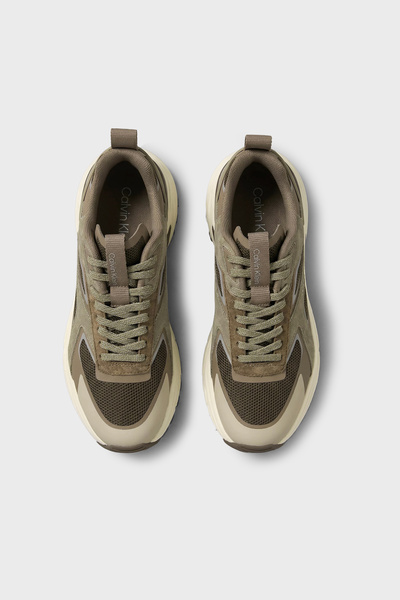 Calvin Klein Süet Logolu Sneaker Ayakkabı HW0HW031070J8 Kadın AYAKKABI HW0HW03107 0J8