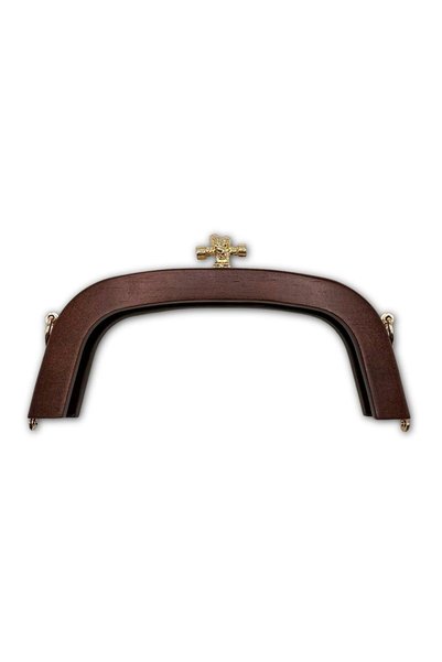 Oxford İplik Clip-On Wooden Bag Holder with Internal Screw (Screws Included) ...