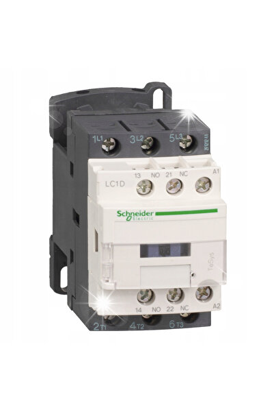 Schneider Electric Contactor motor 9A 3NO + POM 1NO1NC, bobină 230VAC, SCHNEI...