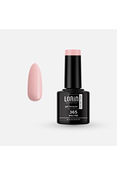 Lorin Cosmetics Lorin Ημιμόνιμο Βερνίκι Νυχιών Τζελ 8ml. # 365 (Ροζ Κοχύλι)