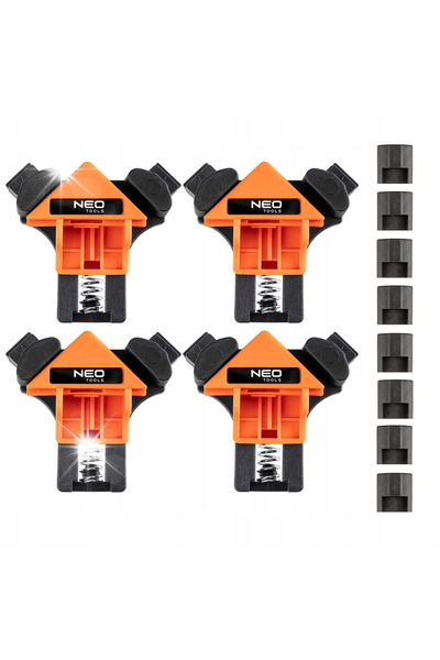 NEO Tools Clemă unghiulară NEO pentru colțuri de lemn, cleme de tâmplărie, di...