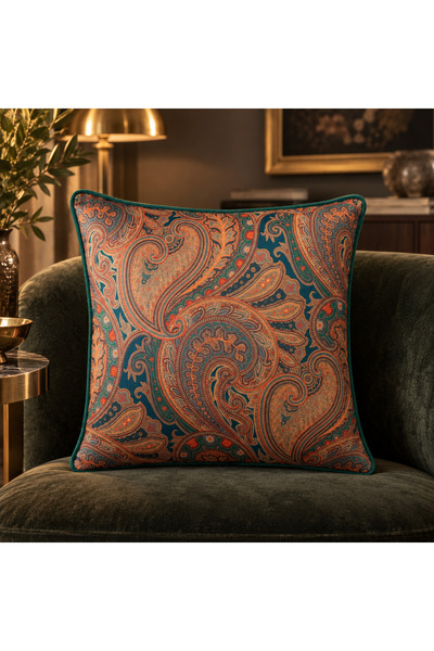 Fabricland Şal-123 Velvet Cushion Cover 43X43 cm Decorative Sofa Pillow Cover...