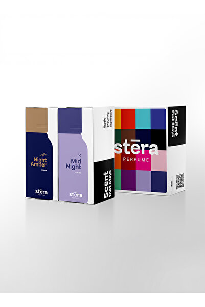 Stera MAGNETIC NIGHTS Couple's Perfume Set of 2 - NIGHT AMBER (Men) + MID NIG...