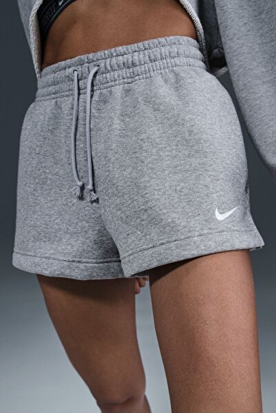 Nike Sportswear Phoenix Fleece Mid Rise 2" inc Short Kadın Şardonlu Kalın Şor...