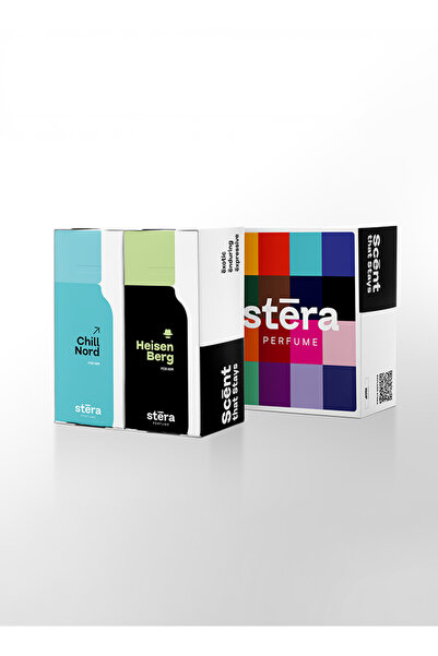 Stera COOL CONTROL Men's Perfume Set of 2 - CHILL NORD + HEISEN BERG, Eau De ...