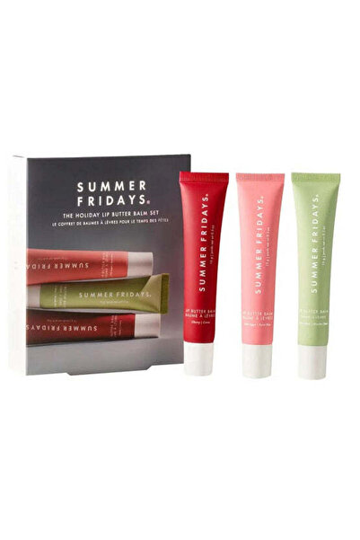 HH Summer Fridays - the Holiday Lip Butter Balm Set Summer Fridays - Pink Sug...