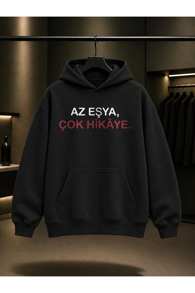 fame-stoned Unisex 100% Cotton Hooded Sweatshirt with Printed Texts of Little...