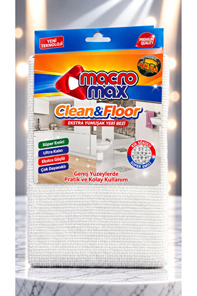 Clean & Floor Ekstra Yumuşak Yer Bezi Mikrofiber Temizlik Bezi