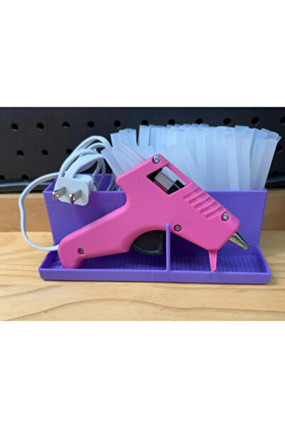 DU&ER Mini Hot Glue Gun Station with Cable Management