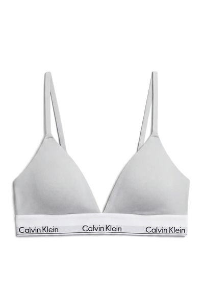 Calvin Klein LIGHTLY LINED TRIANG, PCU Gri Kadın Sütyen