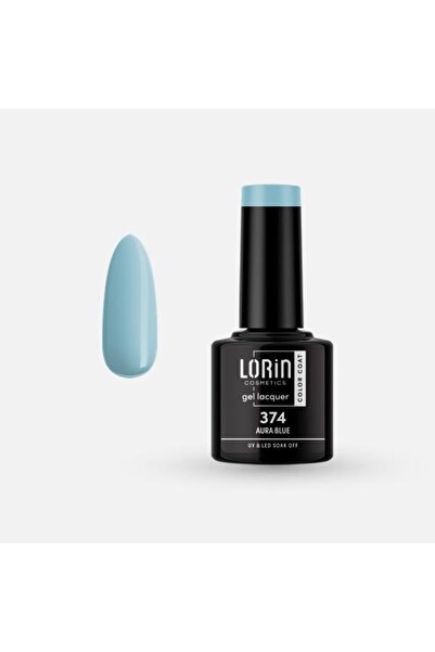 Lorin Cosmetics Lorin Ημιμόνιμο Βερνίκι Νυχιών Τζελ 8ml. # 374 (Μπλε Αύρα) - ...