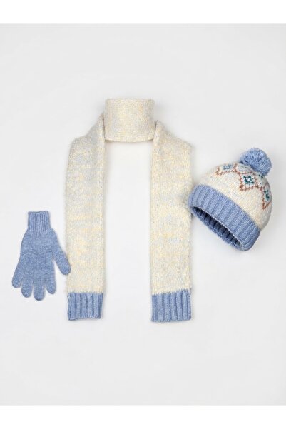 Fonem Fo 3095 Juno 3-Piece Scarf Beanie Set