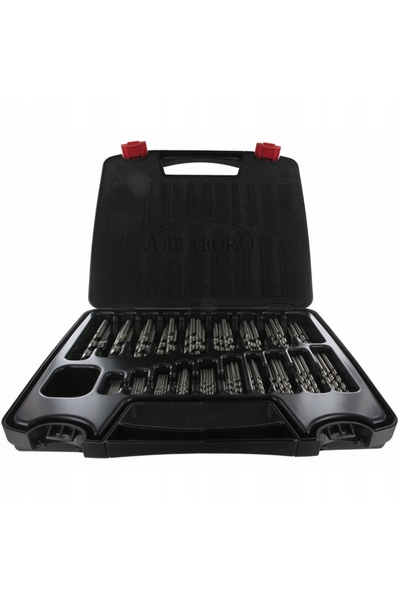 Abraboro 14017001 Set de burghie pentru metal HSS-GS