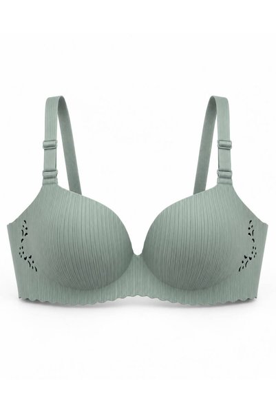 Ö.M.F Lingerie Lazer Kesim Balensiz Destekli Dolgulu Ayarlanabilir Askılı Sütyen