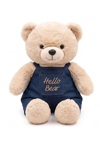 Feyza Oyuncak Plush Bear Wearing Overalls 50cm. |   3+ Years Old |   1 Piece ...