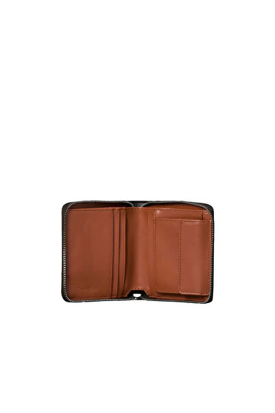 Calvin Klein EMBLEM AOP SQUARE ZI, 33H Bordo Kadın Cüzdan