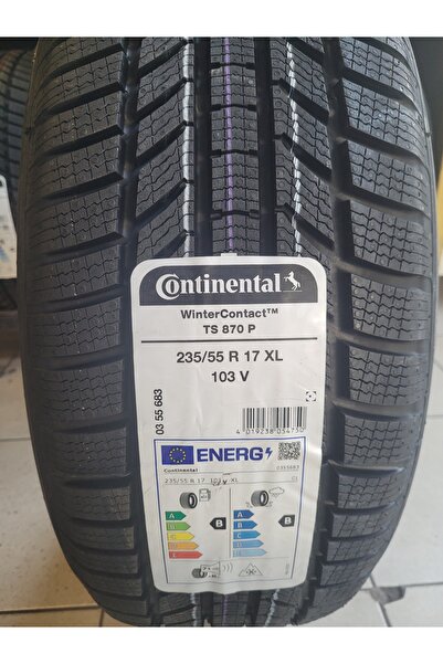 Continental 235/55r17 Winter Contact TS870P 103V XL Set Olarak (4 ADET) 2026 ...
